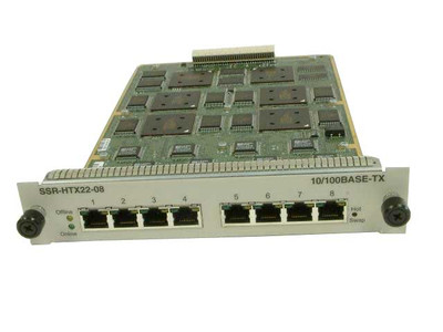 Enterasys Networks SSR-HTX22-08 External SmartSwitch 8-Ports Fast Ethernet Module for 10/100Base-TX Networks