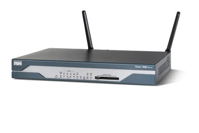 Cisco Dual Ethernet Security Router 802.11A+G China Compliant mounted in a network setting