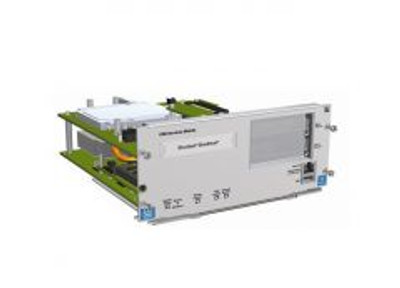 HP Survivable Branch Communication zl Module J9484-61001 for ProLiant DL360p Gen8 servers, mounted in a server rack