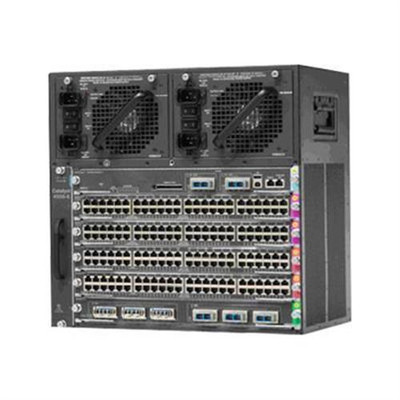 Cisco Reman 4506E Chassis with WS-X4648-RJ45V+E Modules - Compatible with ProLiant DL360p Gen8 servers