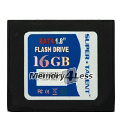 Super Talent 16GB SATA 1.8-inch Internal SSD FSD16GB18M for storage upgrade in laptops