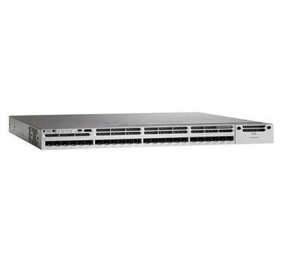 Cisco Catalyst 3850 Series 24-Ports SFP 1000Base-X Managed Switch - WS-C3850-24S-S - Network Switch for Data Centers