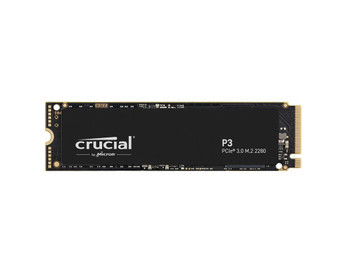 Crucial P3 Series 500GB NVMe M.2 SSD for high-speed data storage in computers