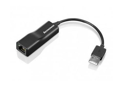 IBM Lenovo Gigabit Ethernet Adapter USB 2.0 10/100/1000Base-T for high-speed internet connection.