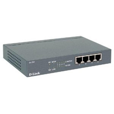 D-Link DI-704 Cable/DSL Internet Gateway, 6 Ports - Compatible with home or office networks
