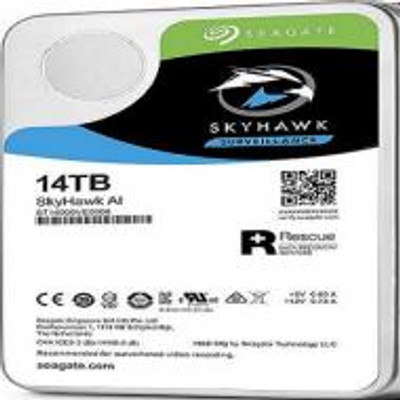 Seagate SkyHawk AI 14TB 7200RPM SATA 6Gb/s 256MB Cache 512e 3.5 HDD for surveillance systems