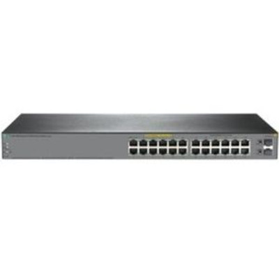 JL384AR - HP OfficeConnect 1920S 24G 24-Ports RJ-45 1000Base-X PoE+ Manageable Layer 3 Rack-mountable with 2x Gigabit
