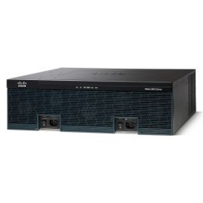 Cisco 3945E Voice Bundle with PVDM3-64, FL-CME-SRST-25 UC License, compatible with SRST, for business phone systems