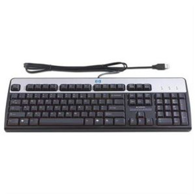 HP Slim USB Keyboard And Mouse combo set, model T6T83AA#UUZ, ideal for office or home use, sleek design.