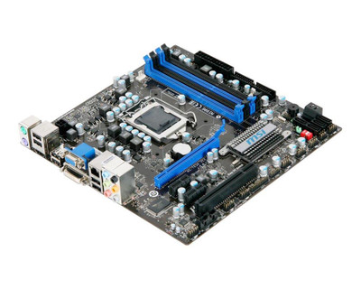 MSI H55M-E33 LGA 1156 Intel H55 Micro-ATX Motherboard for DDR3 RAM and SATA 3.0Gb/s