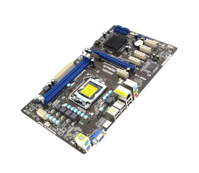 ASRock H61DEL ATX Motherboard for Intel LGA 1155 CPUs, DDR3 Support, 4x SATA2 Slots