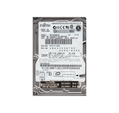 Fujitsu 80GB 5400RPM IDE Ultra ATA/100 2.5 Hard Drive CA06377-B138000B for Laptops