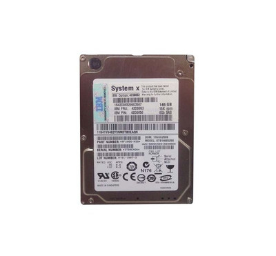 IBM 146GB 15000RPM SAS 6Gbps Hot Swap Internal Hard Drive for ProLiant DL360p Gen8 Servers