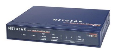 NetGear FR114P Cable/DSL ProSafe Firewall Router/Print Server - Ideal for Small Business Networks