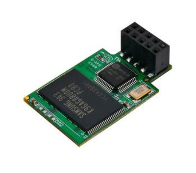 Super Talent 16GB MLC USB 2.0 9-Pin Horizontal-B FDM Internal SSD - Compatible with FLM16Q09HB, mounted in server rack