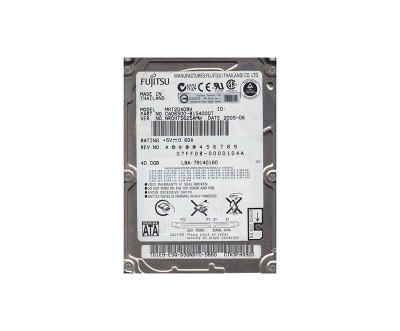 Fujitsu 40GB 5400RPM SATA 3GB/s 8MB Cache 2.5-inch Hard Drive compatible with laptops