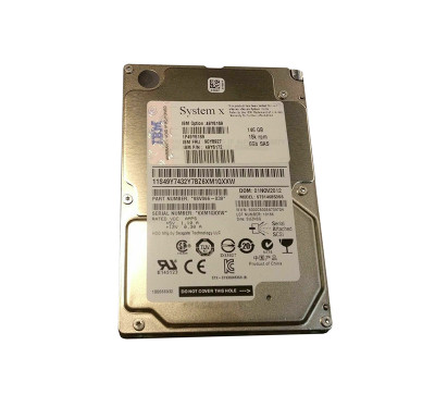 IBM 146GB 15000RPM SAS 6Gb/s Hot Swappable 2.5-Inch Hard Drive for ProLiant DL360p Gen8 servers