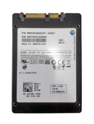 Samsung 128GB Multi-Level Cell SATA 3Gb/s 2.5 SSD for MMCRE28G5DXP - Server Storage Drives