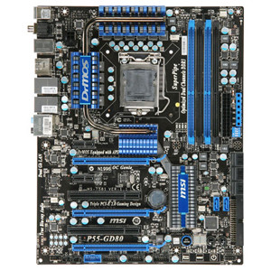 P55-GD80 - MSI Desktop Board Intel P55 Express Enhanced SpeedStep Technology Socket 1156 6.4GT/s 16GB DDR3 SDRAM