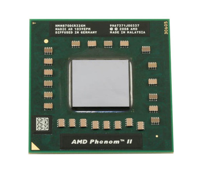 AMD Phenom II Triple-Core Mobile N870 2.3GHz Processor for micro-PGA, compatible with laptops