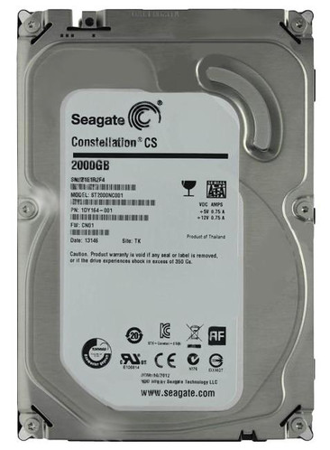 Seagate Constellation CS 2TB SATA 6Gbps Internal Hard Drive for Servers - ST2000NC001