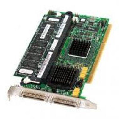 Dell PERC4 Dual Channel PCI-x Ultr320 SCSI RAID Controller Card with Standard Bracket for Servers