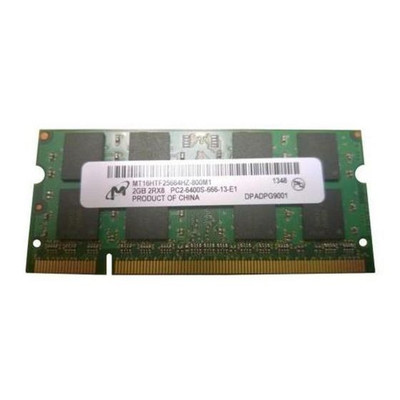 Micron Technology 2GB DDR2-800MHz PC2-6400 SoDimm Memory Module for laptops