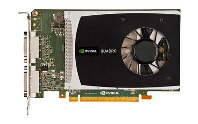 Nvidia Quadro 2000d 1GB GDDR5 Dual-DVI Graphics Card for PCI Express 2.0 x16 servers