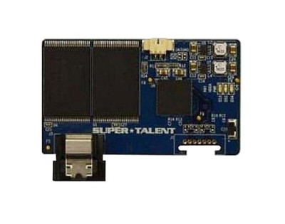 Super Talent 64GB MLC SATA 3Gbps SSD Left Side Connector for Internal Use