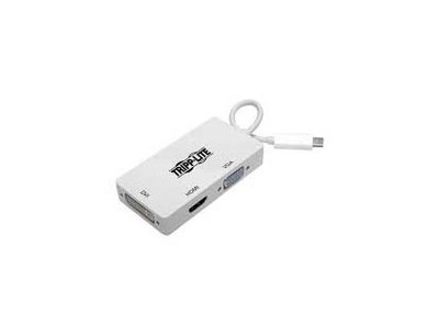 Tripp Lite U444-06N-HDV4K USB Graphics Adapter 3840 x 2160 White - Compatible with 4K monitors