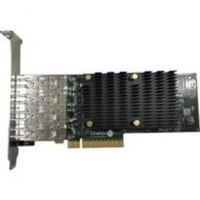 Chelsio T540-LP-CR Quad Port 10GbE Unified Wire Adapter for High Performance Networking