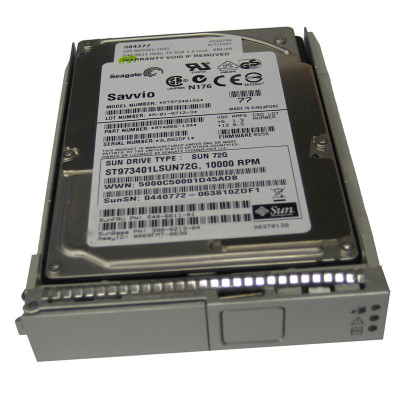Sun 73GB 10000RPM SAS 3Gbps 8MB Cache 2.5 Internal Hard Drive for Fire Server T1000 - ST973401LSUN72G