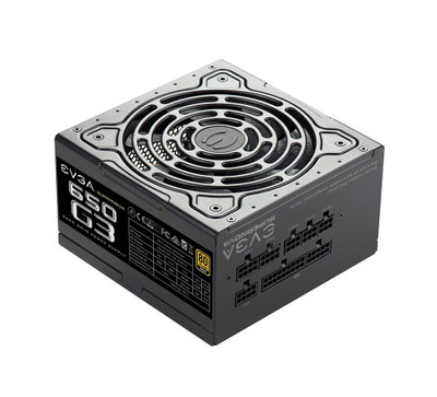 EVGA SuperNova 650 G3 650W Power Supply for ATX12V 24-Pin 80 Plus Gold - SKU: 220G30650Y1