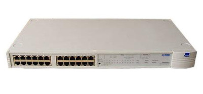 3Com 24-Port SuperStack II Dual Speed Hub compatible with networking equipment, part number 3C16611
