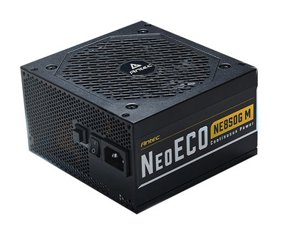 Antec NE850GM 850W 24-Pin ATX Gold Modular Power Supply for 100-240V AC - Compatible with PC Builds
