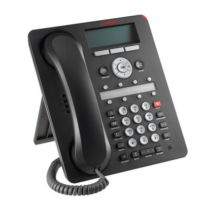 Avaya one-X Deskphone Value Edition 1608-I VoIP phone in black for H.323 systems - 700458532