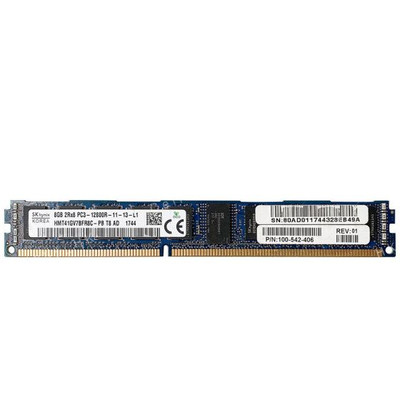 Hynix 8GB DDR3-1600 ECC Registered VLP Memory Module for Server - HMT41GV7BFR8C-PB