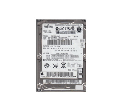 Fujitsu 40GB 4200RPM IDE Ultra ATA/100 ATA-6 2MB Cache 2.5 Hard Drive for Laptops