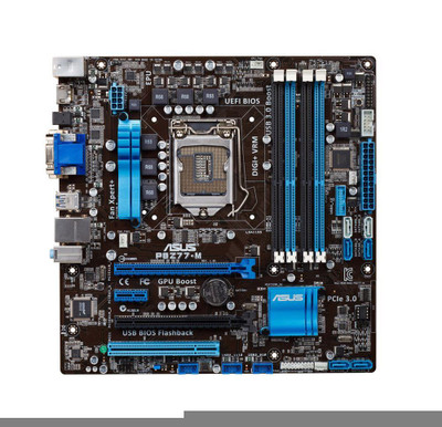 P8Z77-M - Asus Desktop Motherboard Intel Z77 Express Chipset Socket H2 LGA-1155 Micro ATX 1 x Processor Support 32GB