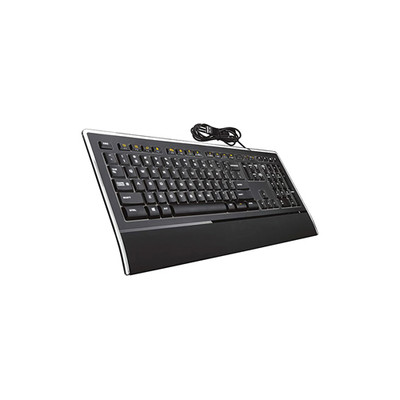 Dell KB522 104 Keys USB Multimedia Quiet Keyboard with 2-Port USB Hub for office or home use