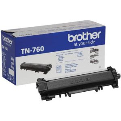 Brother TN760 Black High Yield Jumbo Toner Cartridge for Brother Printers - 6K Page Yield