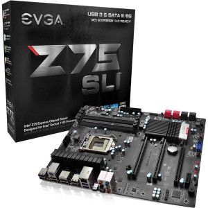 EVGA Z75 SLI ATX Intel Core i5/i7 Socket 1155 Motherboard - Compatible with Intel Z75 PCH - Ideal for Gaming PCs