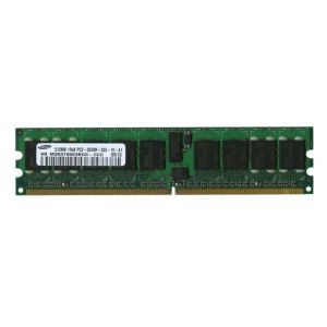 Samsung 512MB DDR2-400MHz ECC Registered Memory Module M393T6553BGO-CCC for Servers