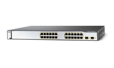 Cisco Catalyst Switch 3750V2 24 Port 10/100 Poe + 2 Sfp Enhanced Image - Wall Street Cables