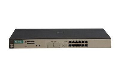 HP ProCurve 10Base-T Ethernet Hub with 12 Ports and 1 Transceiver Slot - Networking Equipment for Office or Data Center
