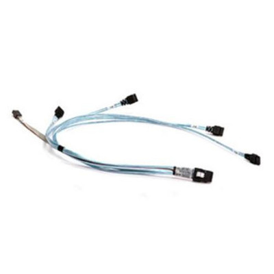 SuperMicro 64cm Ipass to 4 SATA Cable for ProLiant DL360p Gen8 Servers