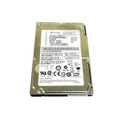 IBM 146GB 10000RPM SAS 3Gb/s 2.5 Hard Drive for ProLiant DL360p Gen8 Servers