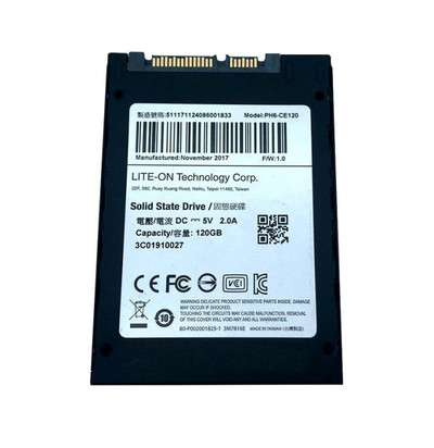 Lite-on MU 3 Series 120GB 2.5 SATA3 SSD 3D TLC for PH6-CE120 Servers