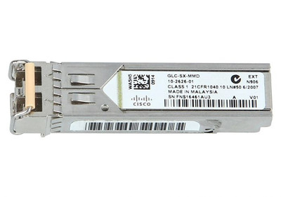 Cisco GLC-SX-SMD 1Gbps 1000Base-SX Single-Mode Fiber SFP Transceiver Module for networking equipment.