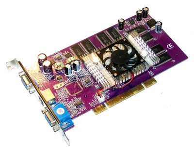 PNY Verto GeForce FX 5200 128MB DDR Dual VGA and S-Video Connectors Graphics Card for ProLiant DL360p Gen8 servers